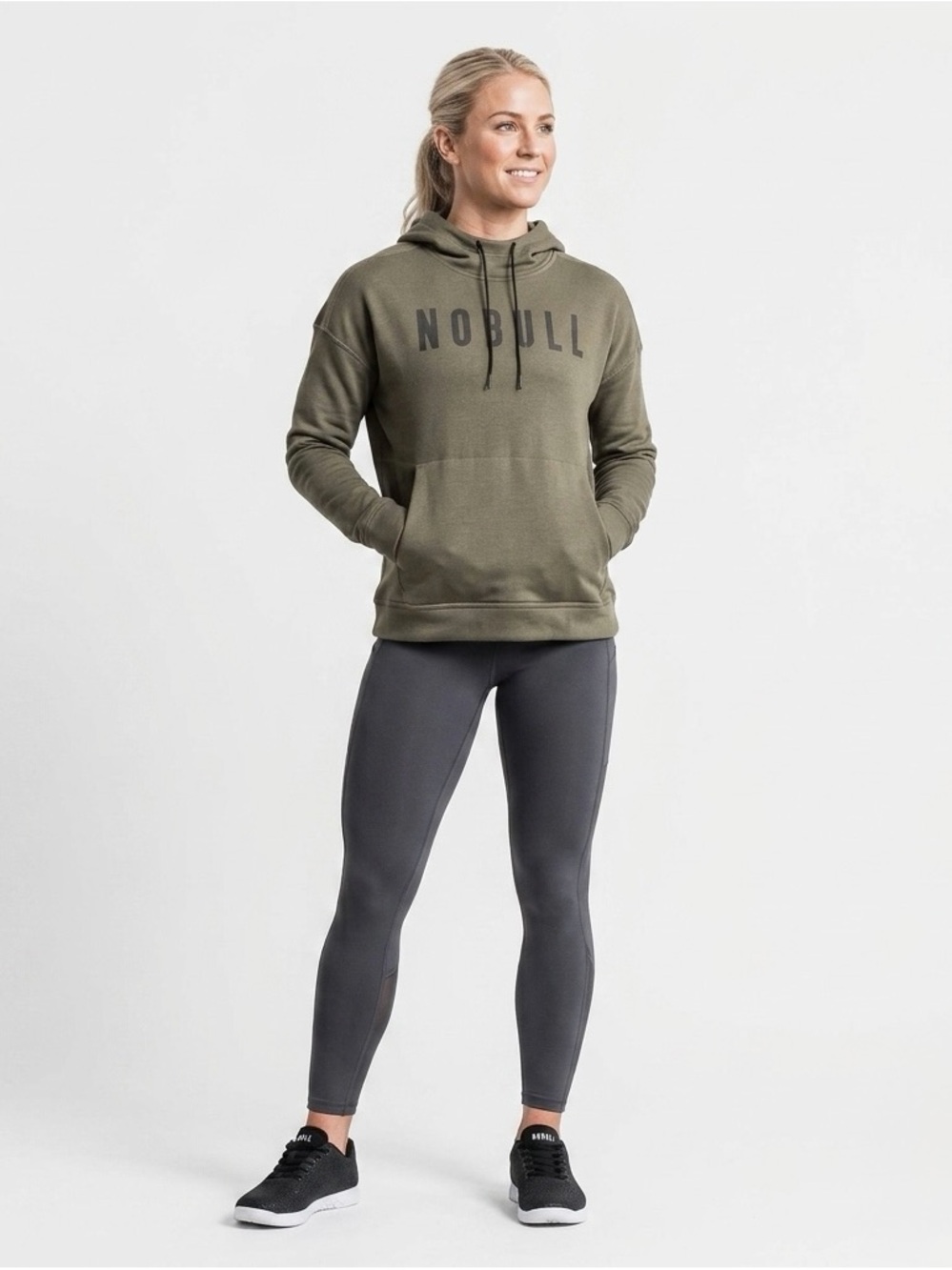NWT NOBULL Women’s Hoodie - Small - Army Green
